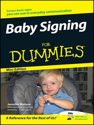cover image of Baby Signing For Dummies